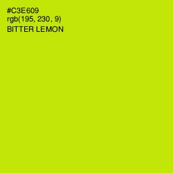 #C3E609 - Bitter Lemon Color Image
